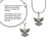 Angel with Heart Rope Charm Bead Dangle