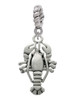 Antiqued Lobster Rope Charm Bead Dangle