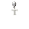 Large Greek Letter - Tau - Charm Bead Dangle