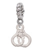 Mini Handcuffs Rope Charm Bead Dangle