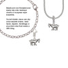 Horse - Outline Rope Charm Bead Dangle