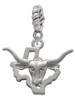 Longhorn - Texas Rope Charm Bead Dangle