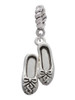 Ballet Slippers Rope Charm Bead Dangle