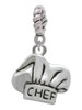 Chef Hat Rope Charm Bead Dangle