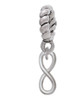 Mini Infinity Sign Rope Charm Bead Dangle