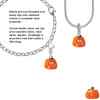 Resin Funny Grr! Pumpkin Rope Charm Bead Dangle