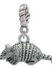 Small Armadillo Rope Charm Bead Dangle