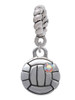 Mini Volleyball/Water polo Rope Charm Bead Dangle