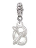 3-D Pretzel Rope Charm Bead Dangle