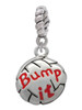 Volleyball - ''Bump It'' Rope Charm Bead Dangle