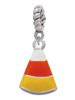 Candy Corn Rope Charm Bead Dangle