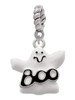 BOO Ghost Rope Charm Bead Dangle