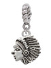 Small Indian - Mascot Rope Charm Bead Dangle