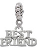 Best Friend Rope Charm Bead Dangle