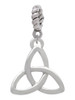 Large Trinity Knot Rope Charm Bead Dangle