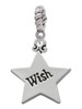 Wish Star Rope Charm Bead Dangle