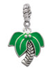 Large Palm Tree Rope Charm Bead Dangle