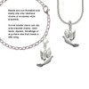 Dove Rope Charm Bead Dangle