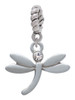 Small Dragonfly with Crystal Rope Charm Bead Dangle
