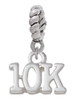 10K Rope Charm Bead Dangle
