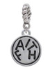 Faith in Circle Rope Charm Bead Dangle