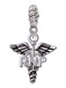 Caduceus - RNP Rope Charm Bead Dangle