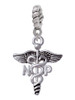 Caduceus - NP Rope Charm Bead Dangle