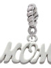 Mom Rope Charm Bead Dangle