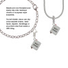 Bible with Cross Rope Charm Bead Dangle