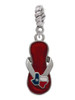 Texas Flip Flop Rope Charm Bead Dangle