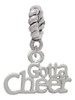 Gotta Cheer Rope Charm Bead Dangle