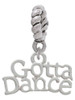 Gotta Dance Rope Charm Bead Dangle