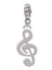 Rounded Clef Rope Charm Bead Dangle