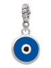 Blue Evil Eye Good Luck Rope Charm Bead Dangle