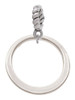 Large Karma Ring Rope Charm Bead Dangle