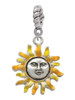 Enamel Sun Rope Charm Bead Dangle
