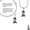 Resin Panda Bear Graduate Rope Charm Bead Dangle