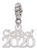 Class of 2020 Rope Charm Bead Dangle