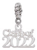 Class of 2022 Rope Charm Bead Dangle