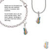 Translucent Pastel Flying Butterfly Rope Charm Bead Dangle
