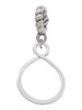 Infinity Loop Rope Charm Bead Dangle