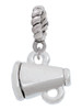 Mini Megaphone Rope Charm Bead Dangle