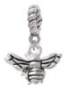 Small 3-D Bee Rope Charm Bead Dangle