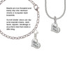 Small ''Best Friend'' Heart Rope Charm Bead Dangle