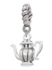 Tea Pot Rope Charm Bead Dangle
