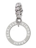 Strong Brave Fearless Infinity Ring Rope Charm Bead Dangle