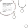 You Are More Loved Infinity Ring Rope Charm Bead Dangle