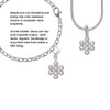 Medium Open Infinity Knot Rope Charm Bead Dangle
