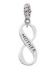 Mother Infinity Sign Rope Charm Bead Dangle