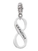 Grandma Infinity Sign Rope Charm Bead Dangle